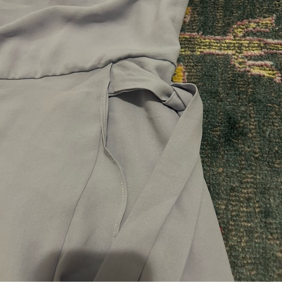 Fika the brand wrap dress with tie- size L light purple/gray - Picture 4 of 10